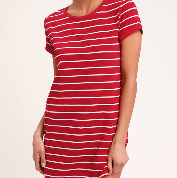 Lulu's Cafe Society striped shirt dress - Picture 2 of 6